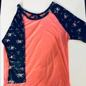 Hype M floral long sleeve shirt